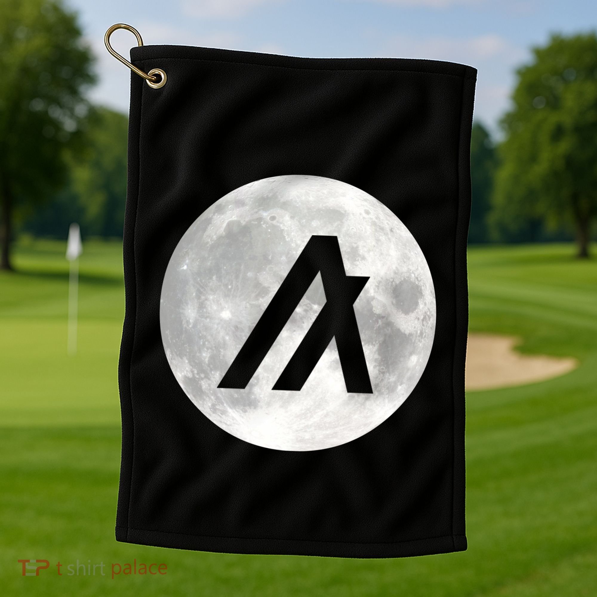 Algorand Algo Moon Crypto Golf Towel