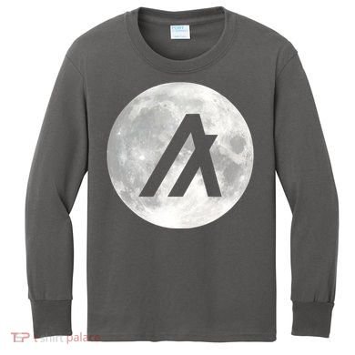 Algorand Algo Moon Crypto Kids Long Sleeve Shirt