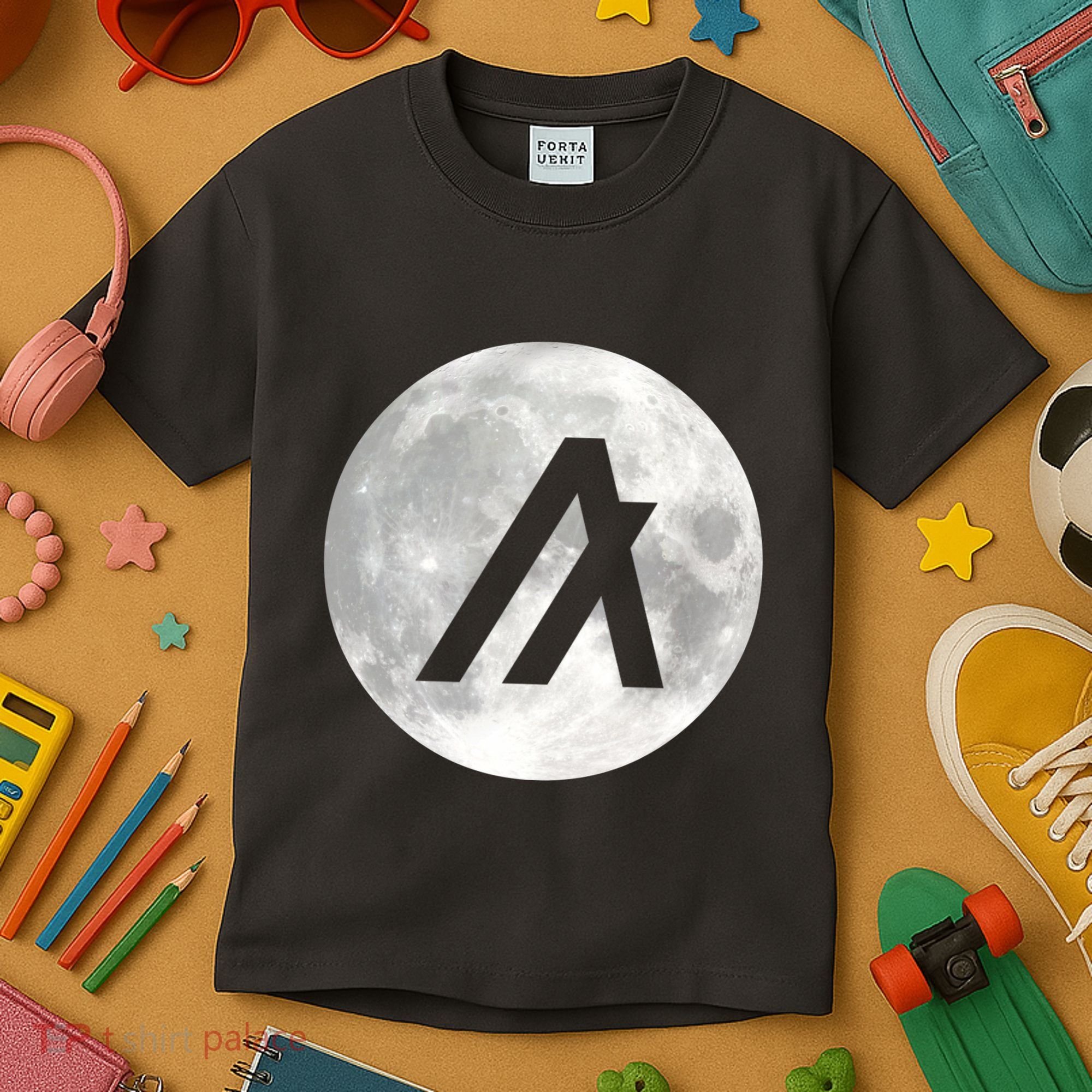 Algorand Algo Moon Crypto Kids T-Shirt