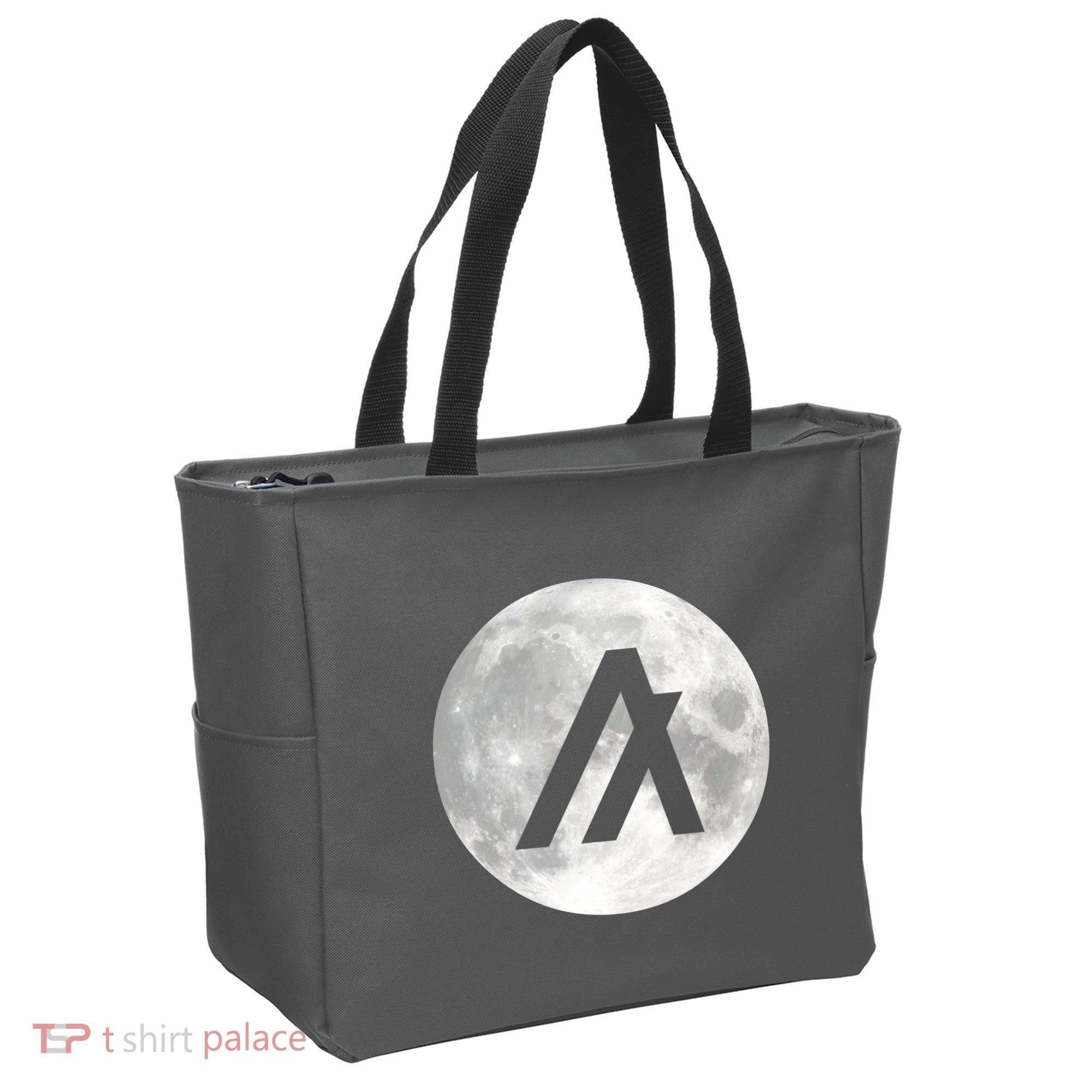 Algorand Algo Moon Crypto Tote Bag