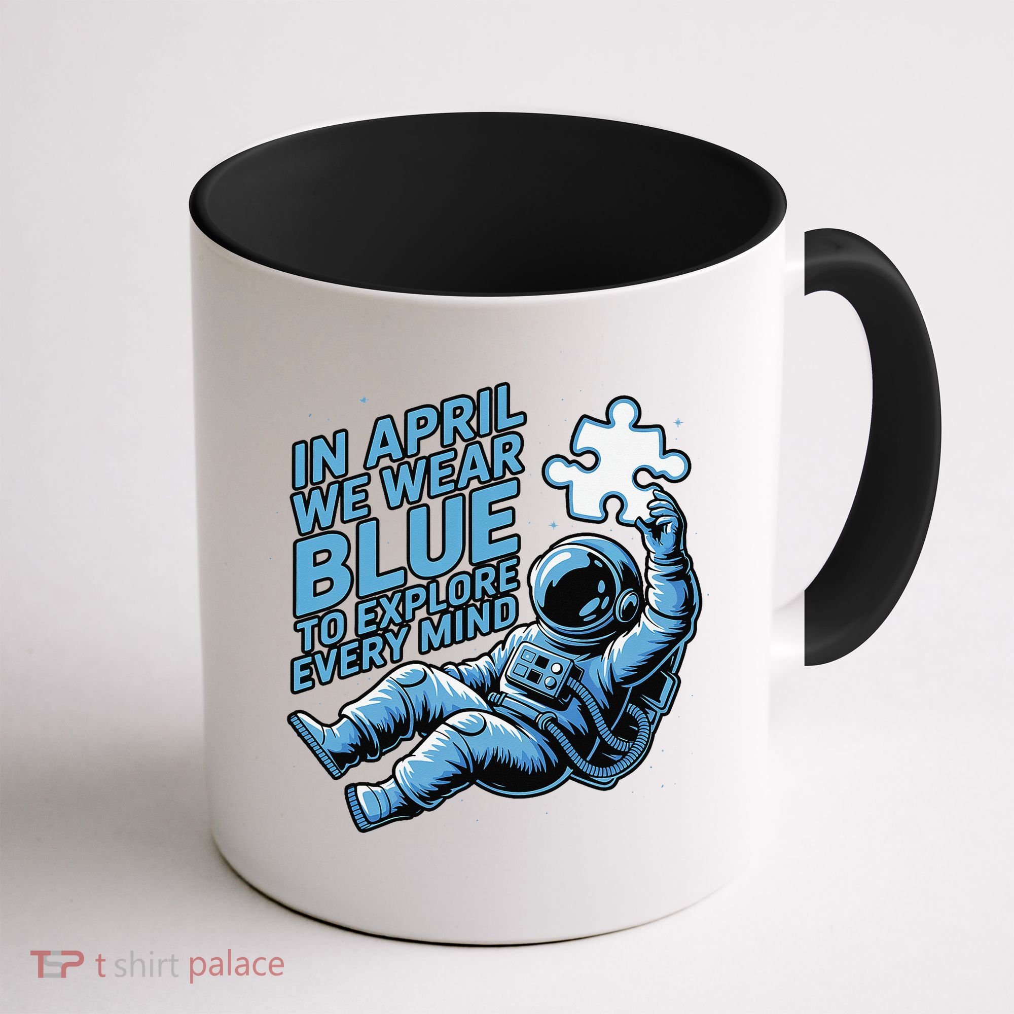 Autism Awareness Month April Puzzle Acceptance  Inclusion Coffee Mug