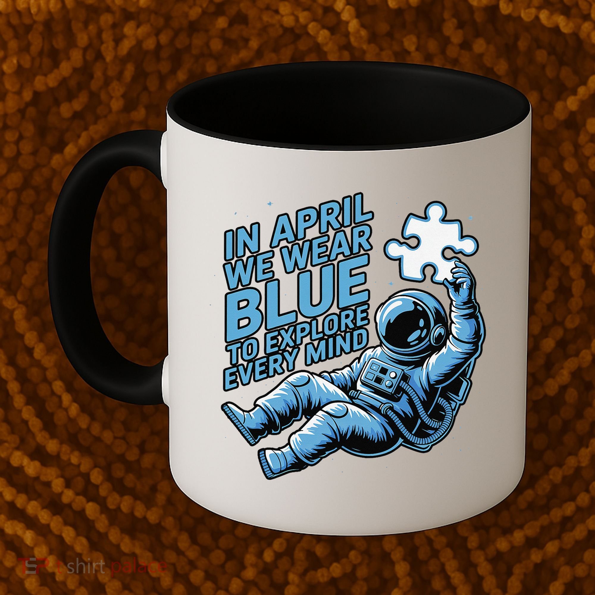 Autism Awareness Month April Puzzle Acceptance  Inclusion Coffee Mug