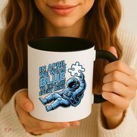 Autism Awareness Month April Puzzle Acceptance  Inclusion Coffee Mug thumb 3