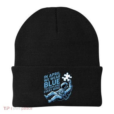 Autism Awareness Month April Puzzle Acceptance  Inclusion Beanie