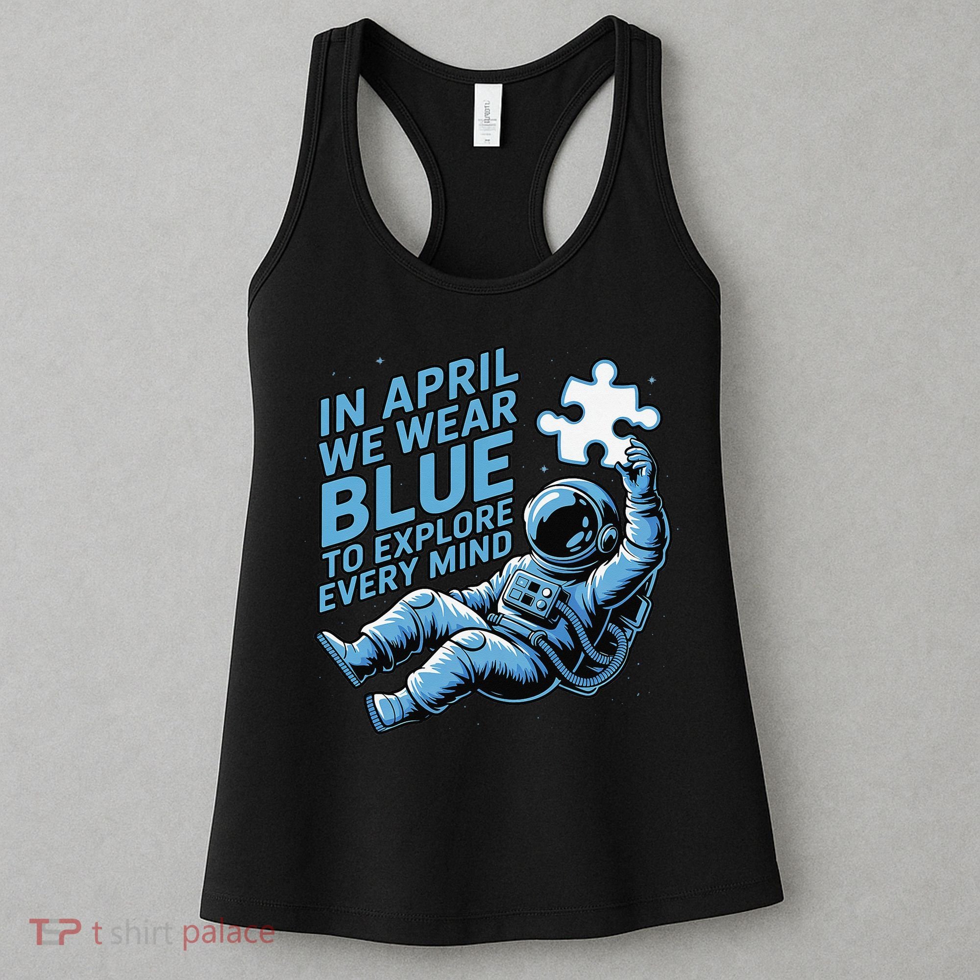 Autism Awareness Month April Puzzle Acceptance  Inclusion Women's Tank Top