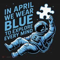 Autism Awareness Month April Puzzle Acceptance  Inclusion Baby Bodysuit thumb 2