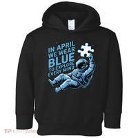 Autism Awareness Month April Puzzle Acceptance  Inclusion Toddler Hoodie thumb 0