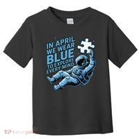 Autism Awareness Month April Puzzle Acceptance  Inclusion Toddler T-Shirt thumb 0
