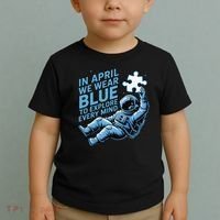 Autism Awareness Month April Puzzle Acceptance  Inclusion Toddler T-Shirt thumb 2
