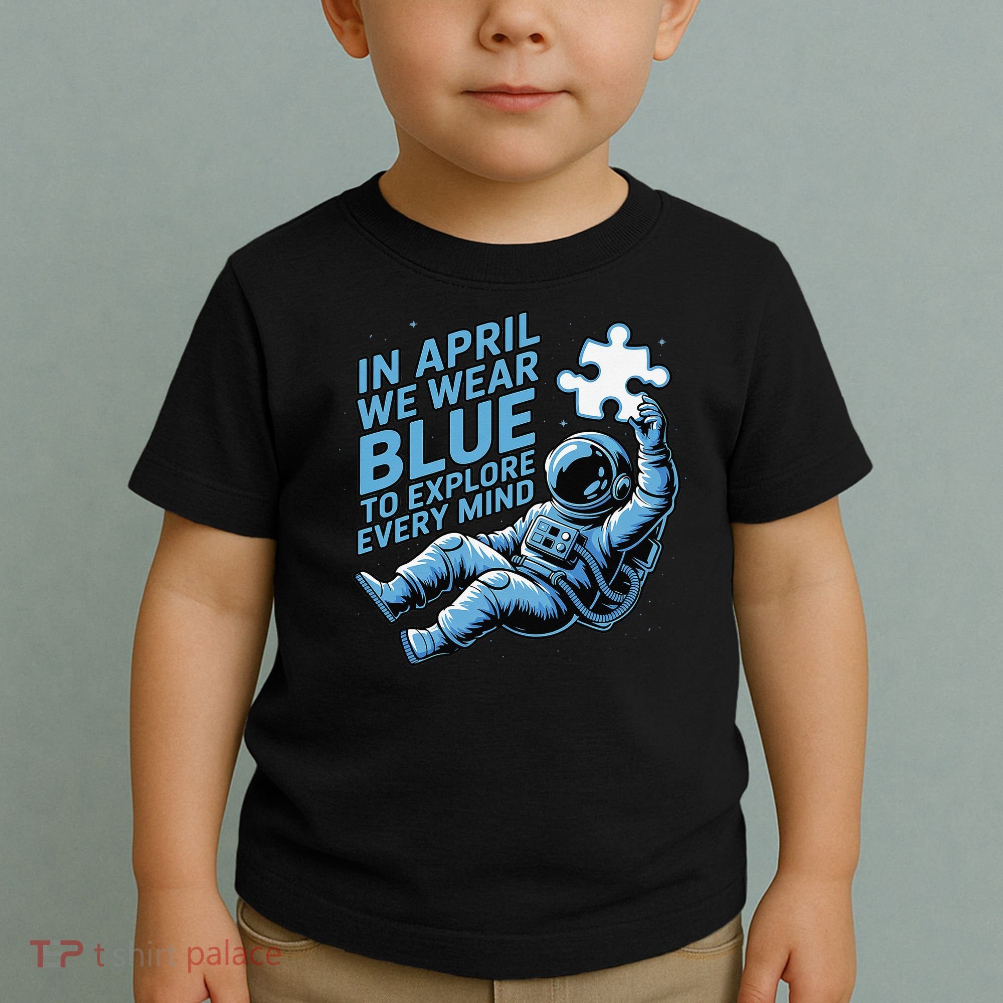 Autism Awareness Month April Puzzle Acceptance  Inclusion Toddler T-Shirt