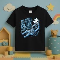 Autism Awareness Month April Puzzle Acceptance  Inclusion Toddler T-Shirt thumb 3