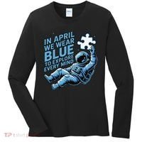 Autism Awareness Month April Puzzle Acceptance  Inclusion Women's Long Sleeve Shirt thumb 0
