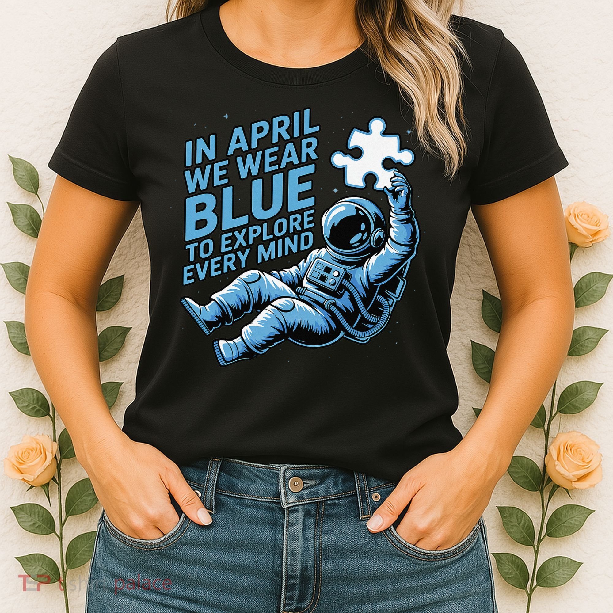 Autism Awareness Month April Puzzle Acceptance  Inclusion Women's T-Shirt