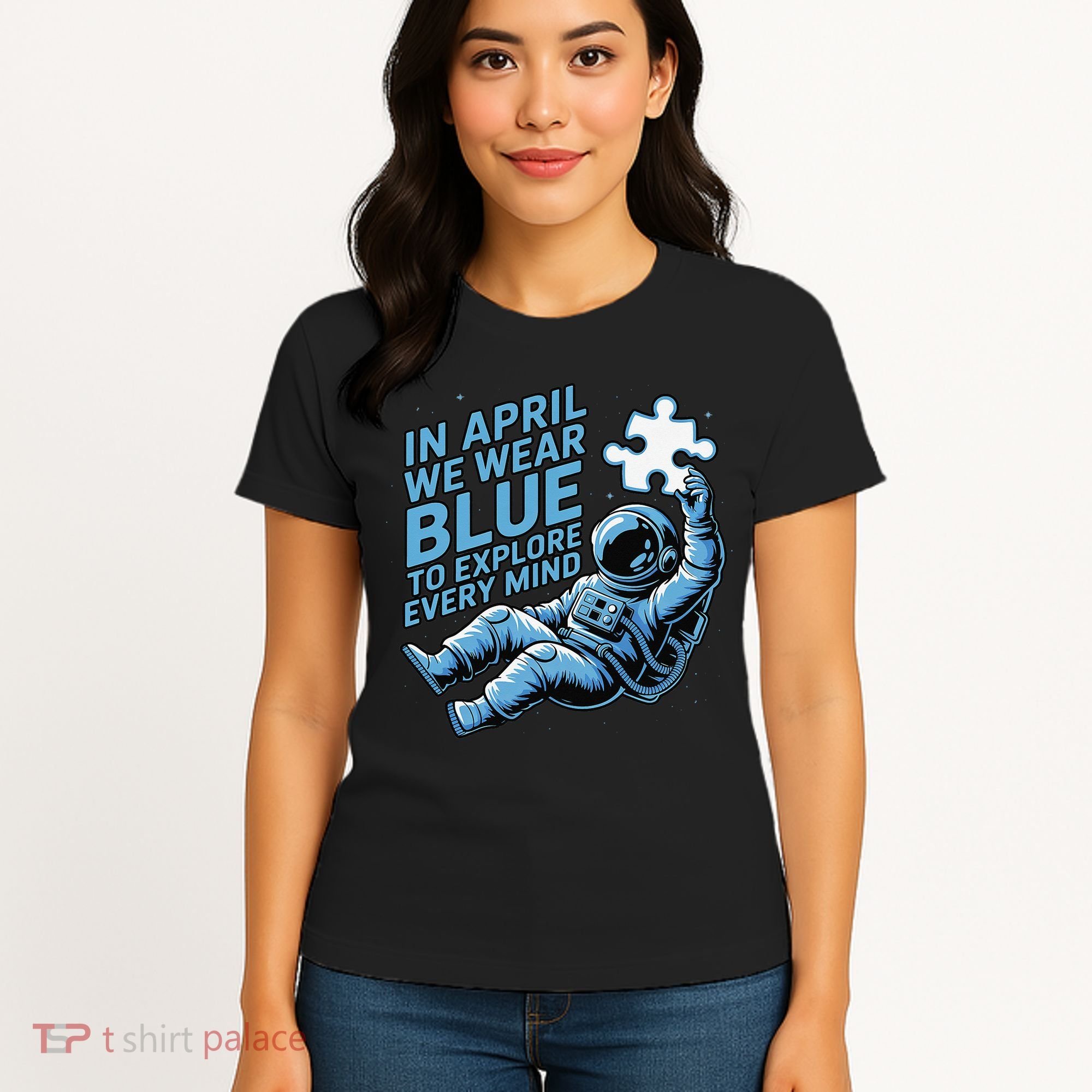 Autism Awareness Month April Puzzle Acceptance  Inclusion Women's T-Shirt