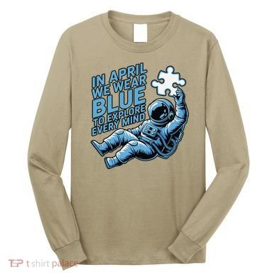 Autism Awareness Month April Puzzle Acceptance  Inclusion Long Sleeve Shirt