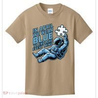 Autism Awareness Month April Puzzle Acceptance  Inclusion Kids T-Shirt thumb 0