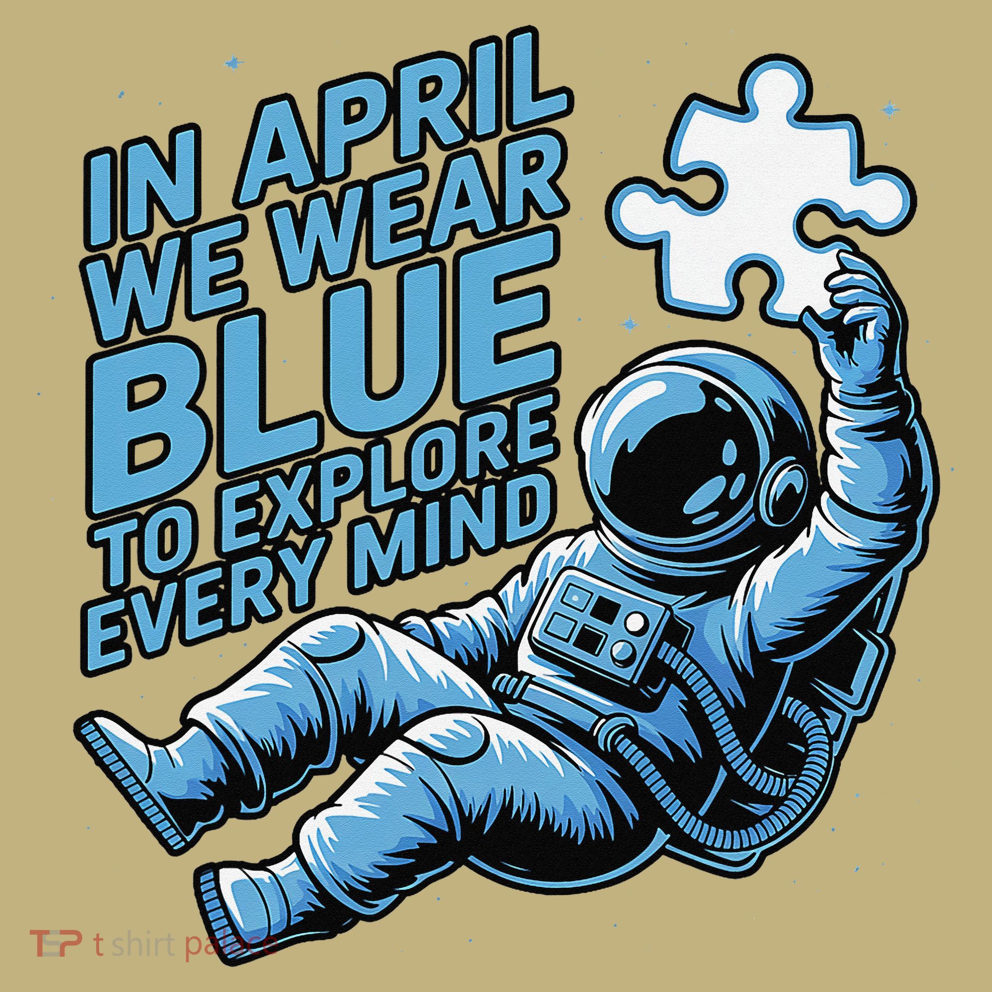 Autism Awareness Month April Puzzle Acceptance  Inclusion Kids T-Shirt