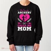 Archer Archery Mom Toxophilite Bow Bow Arrow Mother's Day Women's Sweatshirt thumb 0