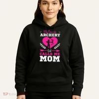 Archer Archery Mom Toxophilite Bow Bow Arrow Mother's Day Hoodie thumb 5