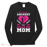 Archer Archery Mom Toxophilite Bow Bow Arrow Mother's Day Long Sleeve Shirt thumb 0