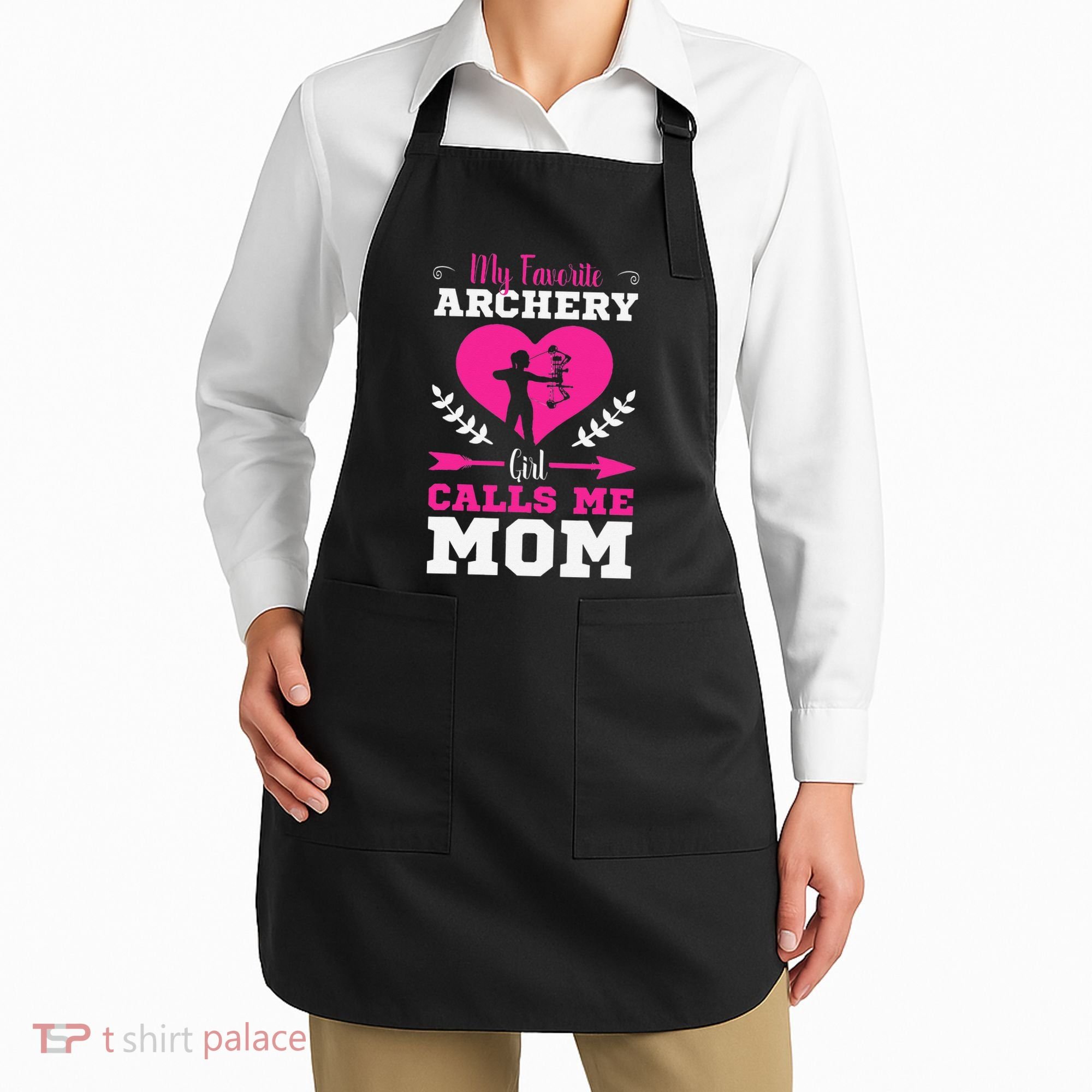 Archer Archery Mom Toxophilite Bow Bow Arrow Mother's Day Apron