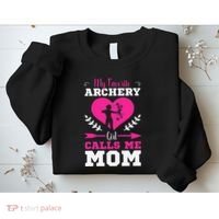Archer Archery Mom Toxophilite Bow Bow Arrow Mother's Day Sweatshirt thumb 2