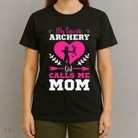 Archer Archery Mom Toxophilite Bow Bow Arrow Mother's Day T-Shirt thumb 4