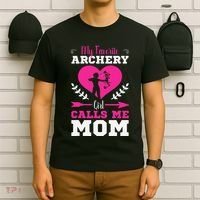 Archer Archery Mom Toxophilite Bow Bow Arrow Mother's Day T-Shirt thumb 6