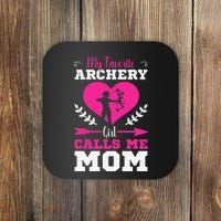 Archer Archery Mom Toxophilite Bow Bow Arrow Mother's Day Coaster thumb 0
