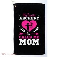 Archer Archery Mom Toxophilite Bow Bow Arrow Mother's Day Golf Towel thumb 0