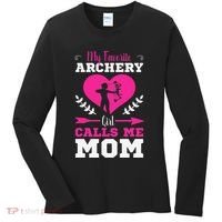 Archer Archery Mom Toxophilite Bow Bow Arrow Mother's Day Women's Long Sleeve Shirt thumb 0