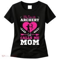 Archer Archery Mom Toxophilite Bow Bow Arrow Mother's Day Women's T-Shirt thumb 0