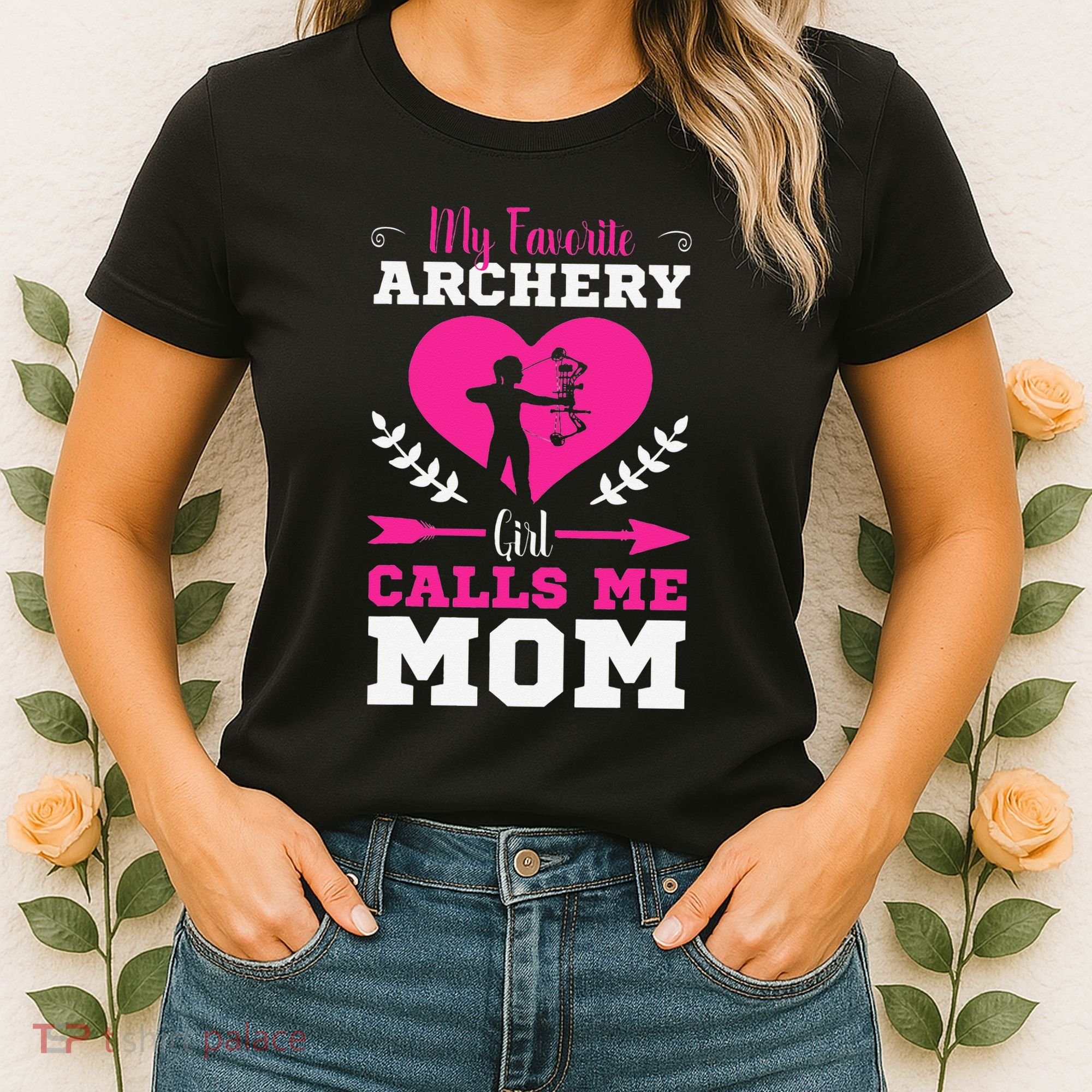 Archer Archery Mom Toxophilite Bow Bow Arrow Mother's Day Women's T-Shirt