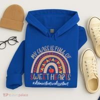 Administrative Assistant My Class Is Full Of Sweet Hearts Gift Hoodie thumb 4