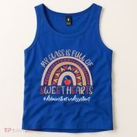 Administrative Assistant My Class Is Full Of Sweet Hearts Gift Tank Top thumb 2