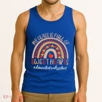 Administrative Assistant My Class Is Full Of Sweet Hearts Gift Tank Top thumb 3