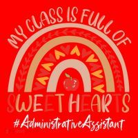 Administrative Assistant My Class Is Full Of Sweet Hearts Gift Santa Hat thumb 1