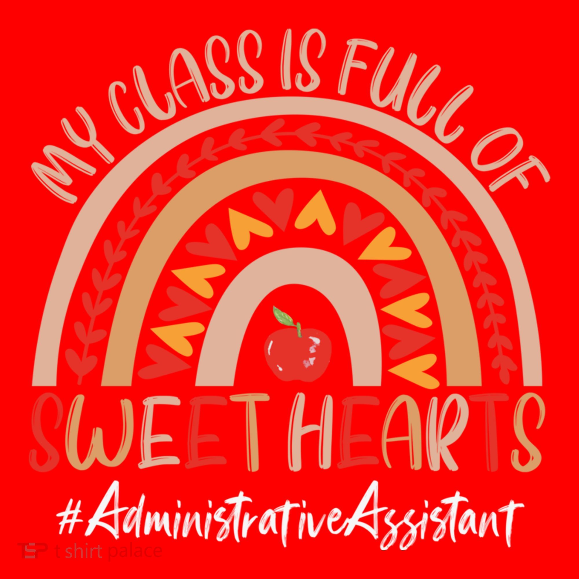 Administrative Assistant My Class Is Full Of Sweet Hearts Gift Santa Hat