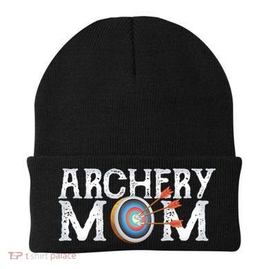 Archery Archer Mom Target Proud Parent Bow Arrow Gift Beanie