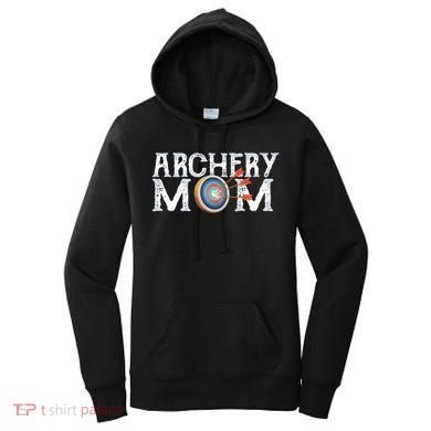 Archery Archer Mom Target Proud Parent Bow Arrow Gift Women's Hoodie