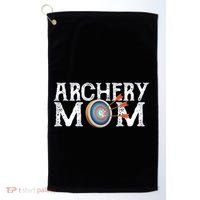 Archery Archer Mom Target Proud Parent Bow Arrow Gift Golf Towel thumb 0