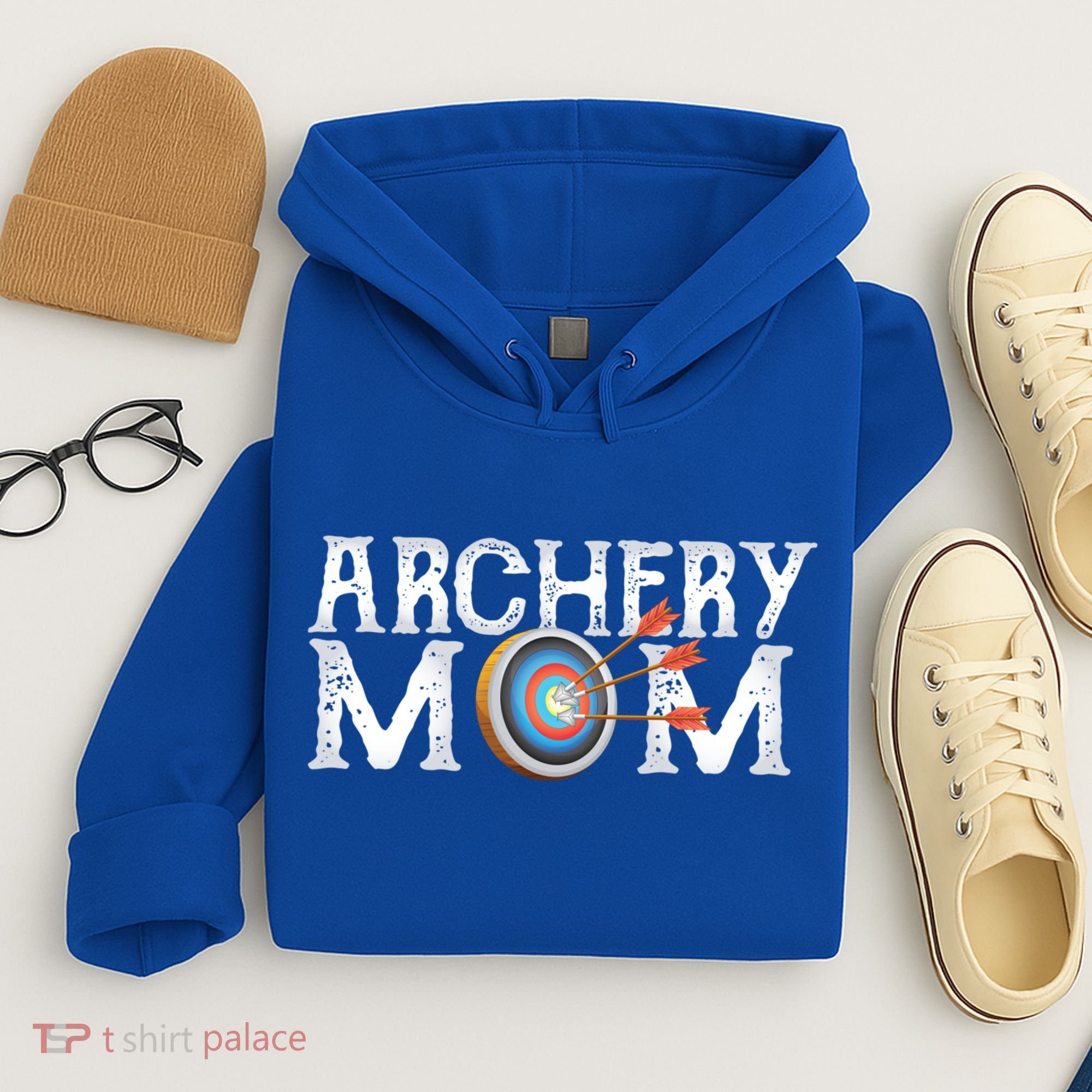 Archery Archer Mom Target Proud Parent Bow Arrow Gift Hoodie