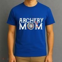 Archery Archer Mom Target Proud Parent Bow Arrow Gift T-Shirt thumb 3