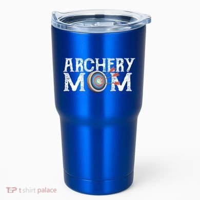 Archery Archer Mom Target Proud Parent Bow Arrow Gift Tumbler