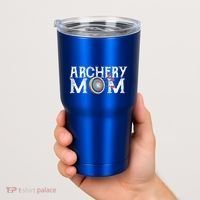 Archery Archer Mom Target Proud Parent Bow Arrow Gift Tumbler thumb 2