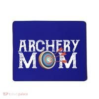 Archery Archer Mom Target Proud Parent Bow Arrow Gift Mousepad thumb 0