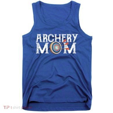 Archery Archer Mom Target Proud Parent Bow Arrow Gift Tank Top