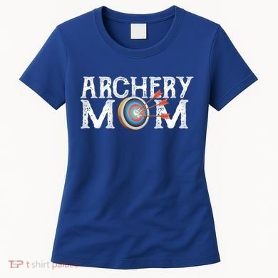 Archery Archer Mom Target Proud Parent Bow Arrow Gift Women's T-Shirt