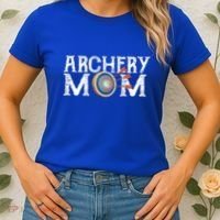 Archery Archer Mom Target Proud Parent Bow Arrow Gift Women's T-Shirt thumb 2