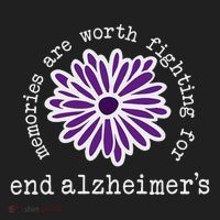 Alzheimers Awareness Memories Are Worth Fighting For Flower Beanie thumb 2